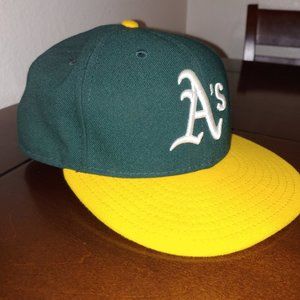 7 1/4 Oakland Athletics new era 59fifty fitted cap